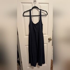 BeyondYoga Blue Space dye Maxi Dress